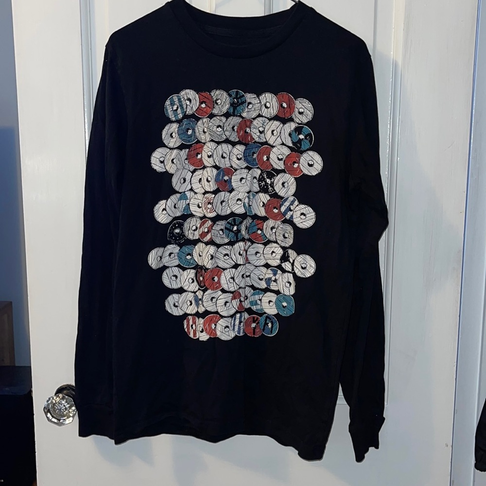 Descended from odin shield wall unisex long sleeve t shirt.